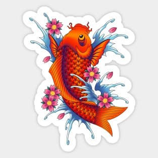 Koi fish Sticker